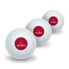 Ball State Primary Logo Novelty Golf Balls 3 Pack view 1