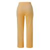 WABEOR Wide Leg Linen Pants for Women Plus Size Elastic Waist Casual Summer Pants Loose Fit Beach Pants Comfy Cotton Trousers D-Yellow view 4