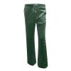 WABEOR Wide Leg Linen Pants for Women Plus Size Elastic Waist Casual Summer Pants Loose Fit Beach Pants Comfy Cotton Trousers C-Green view 4