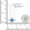 OMRANII Rose Tone, Lab Created Blue Opal Size-4 Oval Petite Dainty Fashion Thumb Ring Solid 925 Sterling Silver view 4