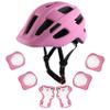 Tlamee Kids Bike Helmet with Protective Gear Set, Safety Knee Elbow Pads Wrist Guards for Ages 3-5-8 Years Boy Girl Skateboard Cycling Scooter Roller Sports Pink view 1