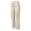 WABEOR Wide Leg Linen Pants for Women Plus Size Elastic Waist Casual Summer Pants Loose Fit Beach Pants Comfy Cotton Trousers view 4