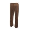 WABEOR Wide Leg Linen Pants for Women Plus Size Elastic Waist Casual Summer Pants Loose Fit Beach Pants Comfy Cotton Trousers C-Brown view 4