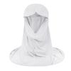 NICEYST Girls Instant Hijab Muslim Arab Scarf Shawls Neck Wrap Kids Islamic Solid Color Headscarf Turban for 7-12 Years Old (White) view 2