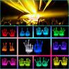 COLEDRE Kids Toys 12 Colors LED Gloves Cool Toys Gifts for Age 5-7 8-12 Years Old Boys Girls Stocking Stuffers Kids Teens Christmas Halloween Costumes Light Up Gloves Birthday Parties Gifts (1 Pair M) view 3