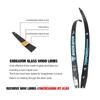AMEYXGS 66" 68" 70" ILF Bow Limbs 14-44lbs Recurve Bow Limbs Competition Athletic Bow Limbs Compatible for 23" 25" Riser for Adult Beginners Hunting Shooting (18 lbs, 66 inch) view 3