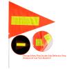 Bike Safety Flag Kit - 2PCS Reflective USA Flags (Orange & American) for Cycling & Outdoor Use view 2