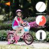 Bike Safety Flag Kit - 2PCS Reflective USA Flags (Orange & American) for Cycling & Outdoor Use view 3