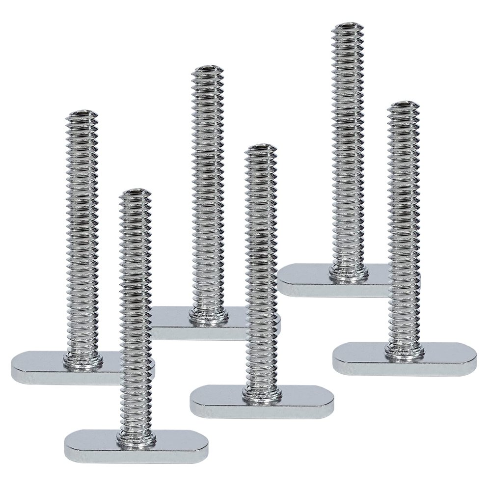 EDSRDPLT 9002 Kayak Knob Nuts Hardware, Kayak Rail Track Screws Track Nuts, Stainless Steel Kayak Screws, Outdoor Parts Tool Rails Bolts for Canoe Boat.