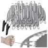 UVCMDUI Trampoline Replacement Springs 3.5" 3.9" 4.6" 5.1" 5.5" 6.5" 7" 8.3", Trampoline Springs Heavy Duty Galvanised Steel with Trampoline Spring Tool, Trampoline Spare Parts,50 pack,178mm/7in view 1