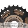 7 Speed Cassette Sprocket, Easy Installation Replacement, Mountain Bike Freewheel Set for Cyclists, Trail Riders, Bike Repair Shops view 3