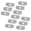 EDSRDPLT 12pcs 1/4"-20 Threaded Centered Kayak Knob Nuts Hardware, Kayak Rail Track Screws Track Nuts, Stainless Steel Kayak Screws, Outdoor Parts Tool Rails Bolts for Canoe Boat. view 1