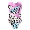 iiniim Girls Cutout Gymnastics Leotards Bodysuit Ballet Dance Activewear One Piece Unitard Dancewear Pink 14 Years view 1