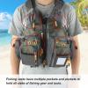 NDNCZDHC Adjustable Nylon Multipocket Fishing Vest Outdoor Breathable Mesh Vest Jacket for Camping and Hunting view 4