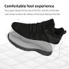 AOE Womens Walking Running Shoes Ultra Lightweight Breathable Mesh Tennis Shoes Non Slip Athletic Workout Gym Sneakers Black Gray 7women / 6men view 3