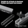 6pcs 1/4"-20 Threaded Centered Kayak Knob Nuts Hardware, Kayak Rail Track Screws Track Nuts, Stainless Steel Kayak Screws, Outdoor Parts Tool Rails Bolts for Canoe Boat. view 2