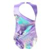 iiniim Girls Cutout Gymnastics Leotards Bodysuit Ballet Dance Activewear One Piece Unitard Dancewear Lavender 14 Years view 2