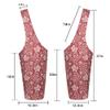 BagYG Yoga Mat Bag - Long Tote with Pockets - Holds More Yoga Accessories - Yoga Bag Fit Most Size Mats - Paisley Blooms Red Yoga Mat Carrier,BagYG-31066411,37''x15.5'' view 3