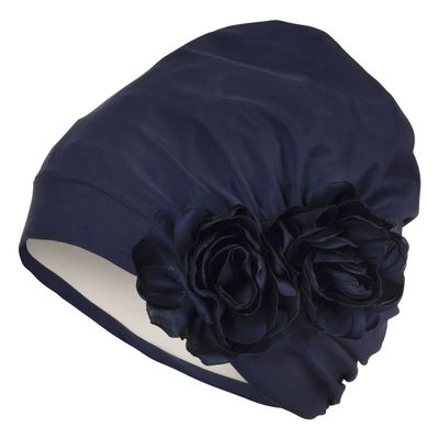 Fashy 3451 Swimming Cap with Flower Appliqu