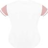 DIGITMON Women's Baseball Softball Jersey Button Down Premium Hip Hop T Shirts Uniform WHITEPINK, Large view 3