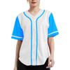DIGITMON Women's Baseball Softball Jersey Button Down Premium Hip Hop T Shirts Uniform WHITETURQ, 2X-Large view 1