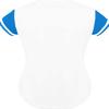 DIGITMON Women's Baseball Softball Jersey Button Down Premium Hip Hop T Shirts Uniform WHITETURQ, 2X-Large view 3