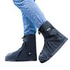 Rain Shoe Covers Waterproof Rain Boot Shoe Cover PVC Rubber Sole Reusable Anti-Slip Rain Snow Boots Overshoes Gear Shoes Durable Mud-Proof Shoe Protector for Cycling Outdoor Travel (Black, M) view 1