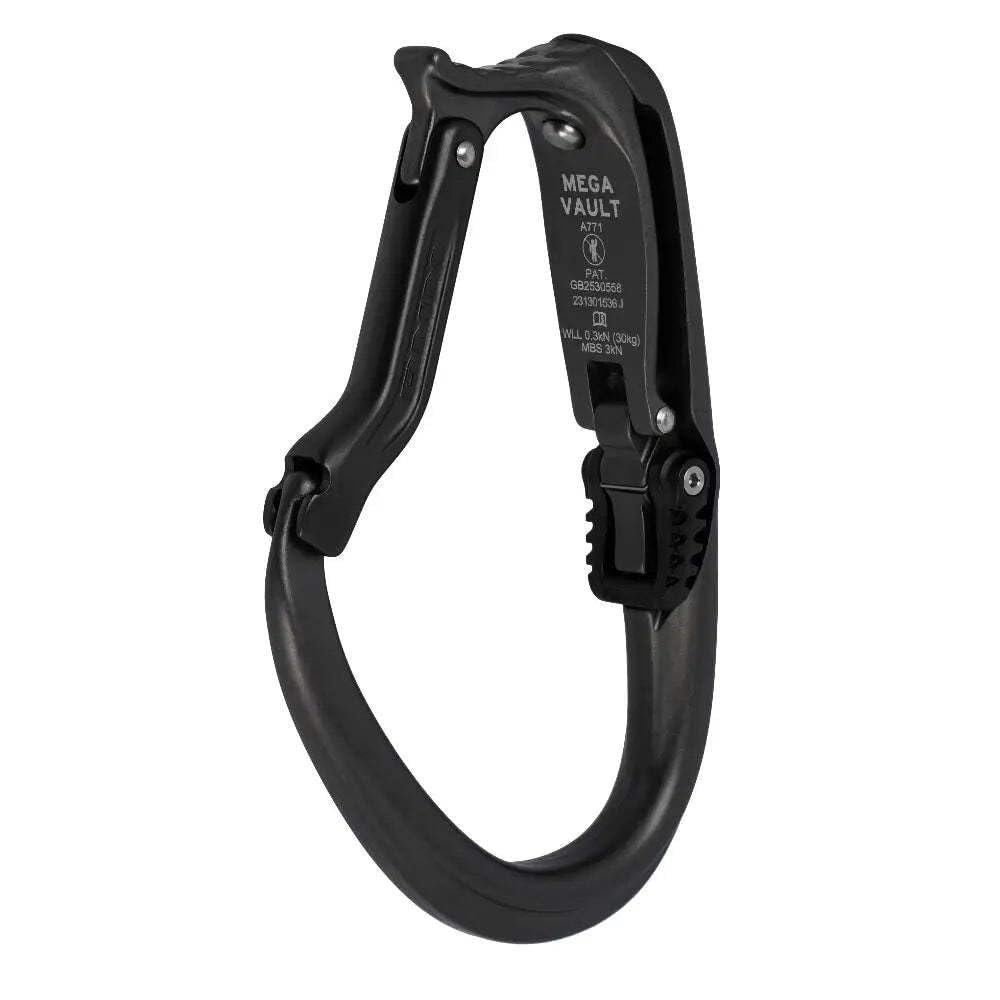 DMM Wales MEGA Vault Black Tool Carrier for Harness Bag or Webbing Racking Carabiner MATT Grey