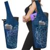 BagYG Yoga Mat Bag - Long Tote with Pockets - Holds More Yoga Accessories - Yoga Bag Fit Most Size Mats - Mandala Blue Yoga Mat Carrier,BagYG-31066580,37''x15.5'' view 1