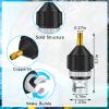 Amyhill 4 Pcs Inflatable Boat Sup Pump Adaptor Air Valve Adapter Set Conventional Air Pump Converter for Inflatable Kayak Compressor Paddle Board view 2