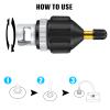 Amyhill 4 Pcs Inflatable Boat Sup Pump Adaptor Air Valve Adapter Set Conventional Air Pump Converter for Inflatable Kayak Compressor Paddle Board view 4