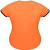 DIGITMON Women's Baseball Softball Jersey Button Down Premium Hip Hop T Shirts Uniform ORANGEBLACK, Medium view 3
