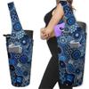 BagYG Yoga Mat Bag - Long Tote with Pockets - Holds More Yoga Accessories - Yoga Bag Fit Most Size Mats - Dot Art Circles Yoga Mat Carrier,BagYG-31066268,37''x15.5'' view 1