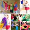 AIVIAI Juggling Scarves for Kids Play 24 Pcs Dance Music Scarfs Colorful Silk Actives Scarves Rhythm Band Scarves for Toddlers Children Movement(6 Colors) view 2