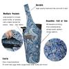 BagYG Yoga Mat Bag - Long Tote with Pockets - Holds More Yoga Accessories - Yoga Bag Fit Most Size Mats - Navy Paisley Yoga Mat Carrier,BagYG-31066411,37''x15.5'' view 2