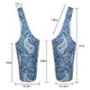 BagYG Yoga Mat Bag - Long Tote with Pockets - Holds More Yoga Accessories - Yoga Bag Fit Most Size Mats - Navy Paisley Yoga Mat Carrier,BagYG-31066411,37''x15.5'' view 3