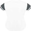 DIGITMON Women's Baseball Softball Jersey Button Down Premium Hip Hop T Shirts Uniform WHITEGREY, 2X-Large view 3