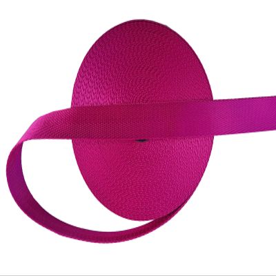 ABOKOY 1 Inch Nylon Webbing Strap 15 Yards Nylon Strap Webbing for Backpack Strap Pet Collar Indoor Outdoor Craft DIY Repair (1009 Rose Red)