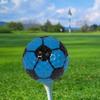 Blue Soccer Golf Balls 12-Pack- Perfect for Soccer and Golf Enthusiasts view 2
