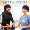 ABAMERICA Bouffant Caps with Button and Sweatband, Adjustable Scrub Caps for Women Men, Single Satin Layer view 3