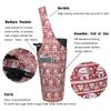 BagYG Yoga Mat Bag - Long Tote with Pockets - Holds More Yoga Accessories - Yoga Bag Fit Most Size Mats - Aztec Elephant Red Yoga Mat Carrier,BagYG-31066268,37''x15.5'' view 2