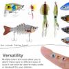 OriGlam 183pcs Fishing Lure Eye 4D Lifelike Realistic Artificial Fake Eyes, Fly Tying Lure Baits Fish Eyes Fishing Lure Eyes for DIY Making Fishing Bait Fly Tying Fishing 3/4/5/6mm view 3
