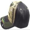 Bite Me Fishing Lure Fish Bass Camouflage Front Black Back Embroidered Cap Hat view 4