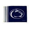 Rico Industries NCAA Penn State Nittany Lions - PSU Stripes Utility Flag - Double Sided - Great for Boat/Golf Cart/Home ect., 12" x 17" view 1