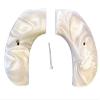Fits Ruger Wrangler + Super Wrangler Birdshead Grips Models Fire White Pearl view 1