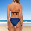 Australian Flag Bikini Sets for Women Sexy Swimwear Halter String Tie Side Triangle BikiniL Two Piece Swimsuit view 4