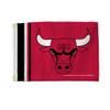 Rico Industries NBA Basketball Chicago Bulls Standard Utility Flag - Double Sided - Great for Boat/Golf Cart/Home ect., 12" x 17" view 1