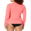 Skye Women's Standard May Long Sleeve Sun Shirt Swimsuit, Coral view 2