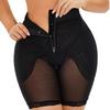 Beauty_yoyo Women Butt Lifter PLUS SIZE Shorts Hi-Waist Thigh Slimmer Hip Enhancer Tummy Control Body Shaper Black