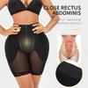 Beauty_yoyo Women Butt Lifter PLUS SIZE Shorts Hi-Waist Thigh Slimmer Hip Enhancer Tummy Control Body Shaper Black view 2
